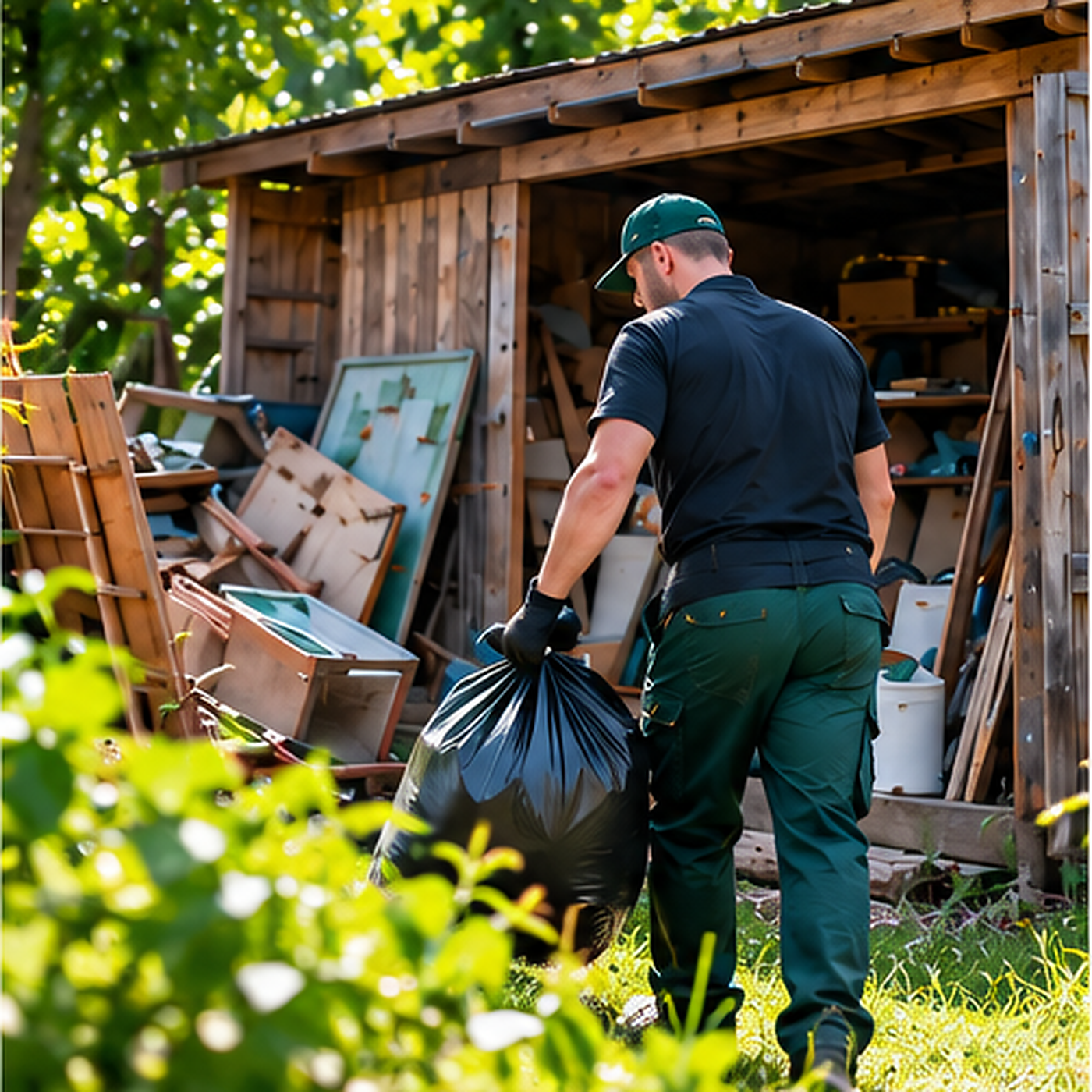 Sklypų, sandėliukų ir rūsių valymas